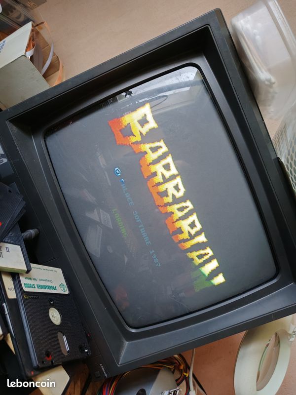 Jeu Amstrad Barbarian Le Guerrier Absolu - Disquette Originale Palce Software, Testé, Très Bon état