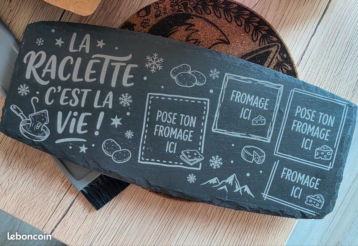 Ardoise de service theme raclette (image 1)