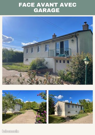 Charmante maison familiale, offrant 110 m² habitables, un grand terrain, une piscine couverte et des dépendances