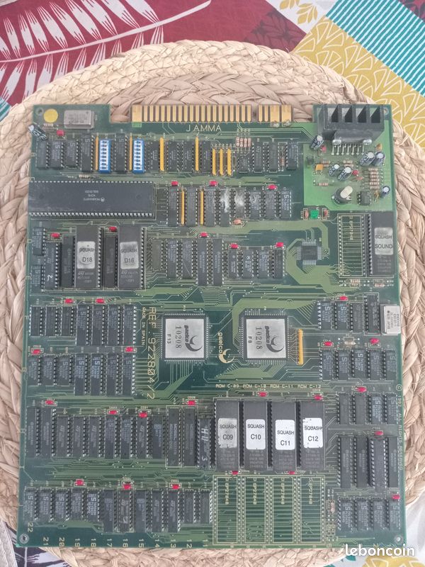 CARTE DE JEU D'Arcade Insector X TAITO P.C. JAMMA 1989 Du Japon EUR 546