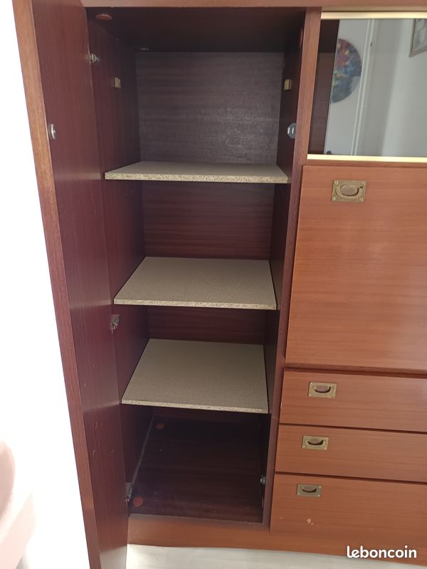 Armoire secrétaire années 50 (image 8)