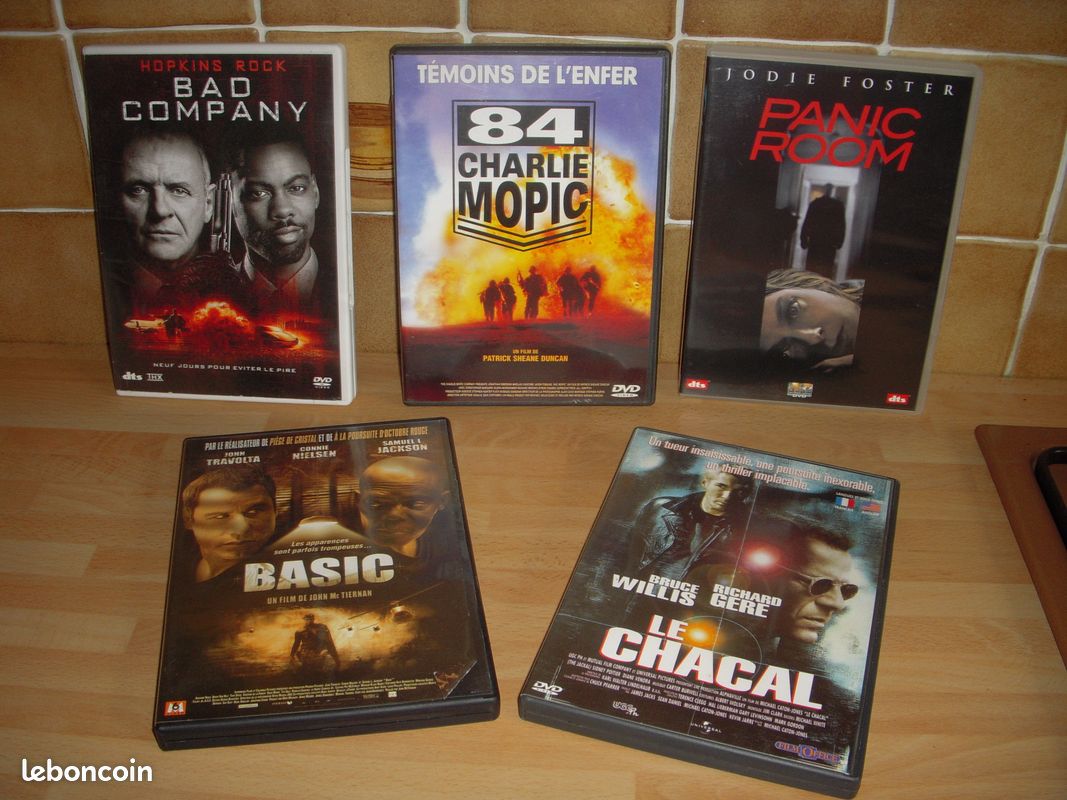 5 D V D film d'Action , Thriller , Guerre Vietnam (image 2)