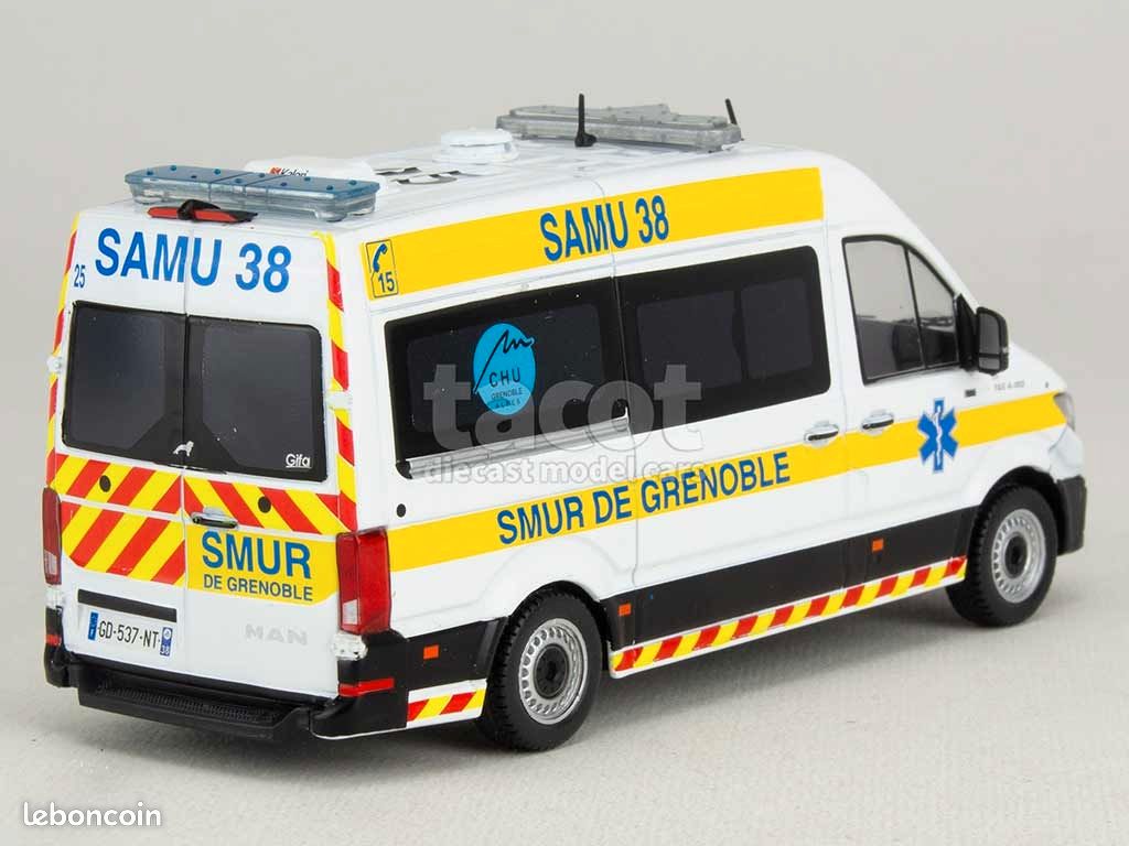 Miniature MAN TGE L2H2 Gifa SAMU - ODEON 1/43 - Modèle Neuf