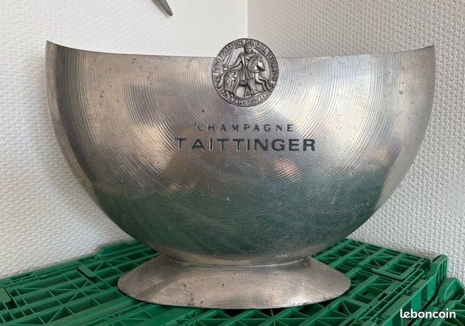 Seau à Champagne Vintage Argit Pour Taittinger - Années 50 - En Argent Plaqué