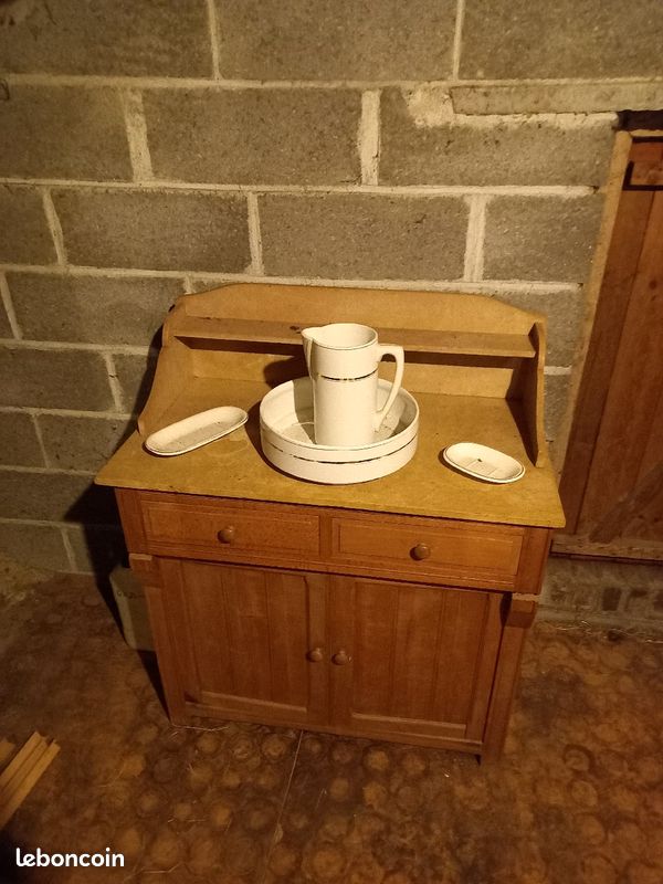 Table toilette avec accessoires largeur 86 prof.46 et haut 80 (image 3)