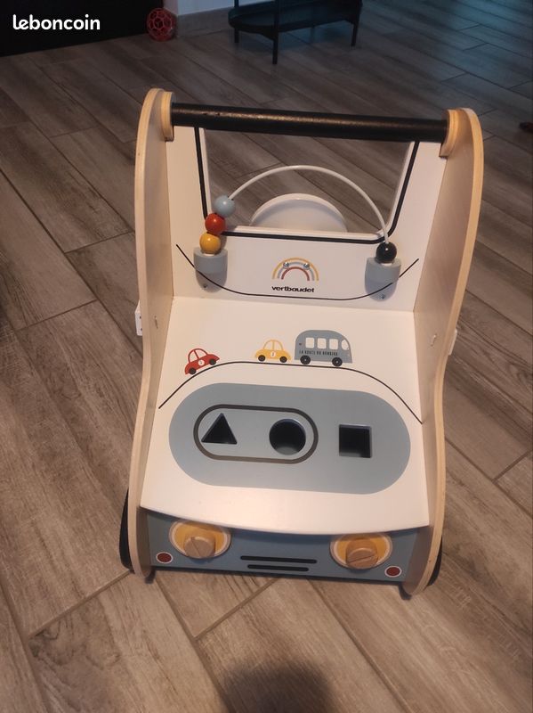 Pousseur trotteur Chariot de marche avec freins excellent état