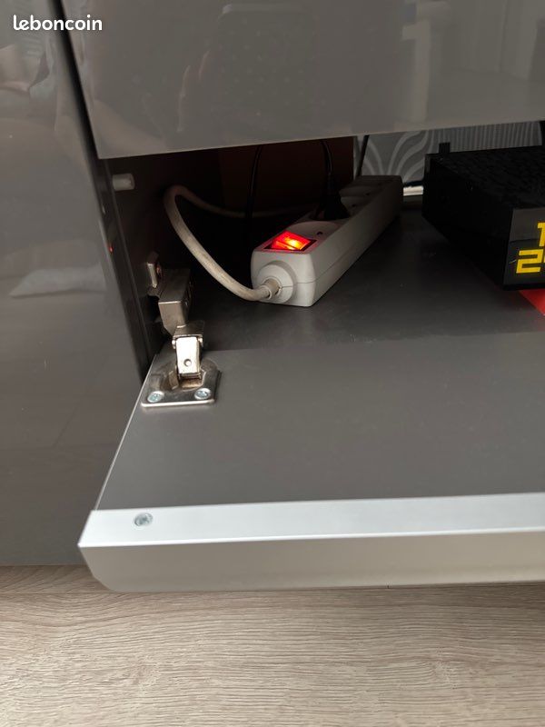 Meuble TV IKEA gris (image 3)
