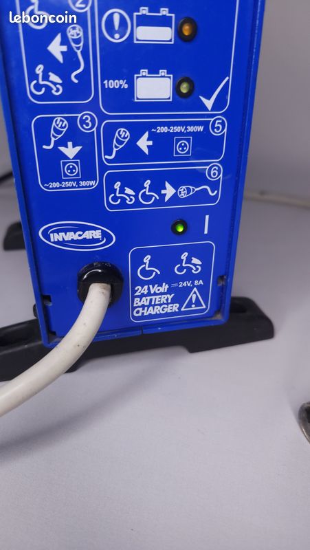 Chargeur Automatique 24V 8A Pour Scooter Invacare Orion - Neuf Sous Emballage - TPS