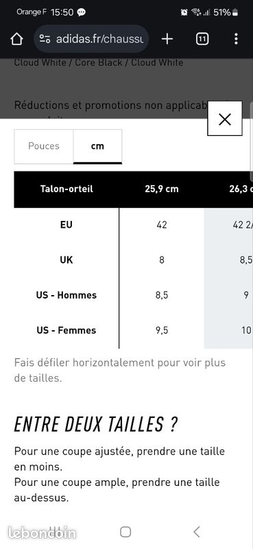 Guide Des Correspondance Taille Adidas Nike Guide Des Tailles
