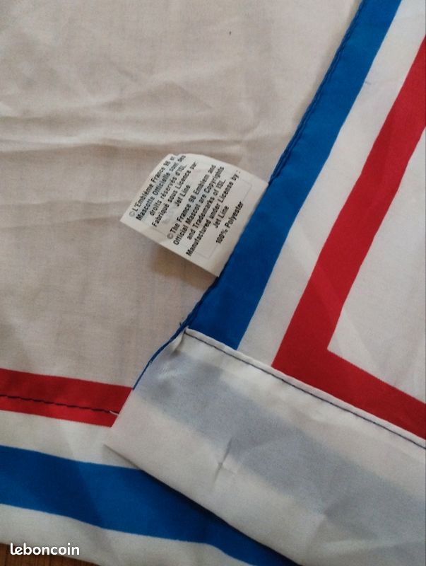 Drapeau France Coupe Du Monde 1998 - Taille 100x130 Cm - Excellent état - Collection Football