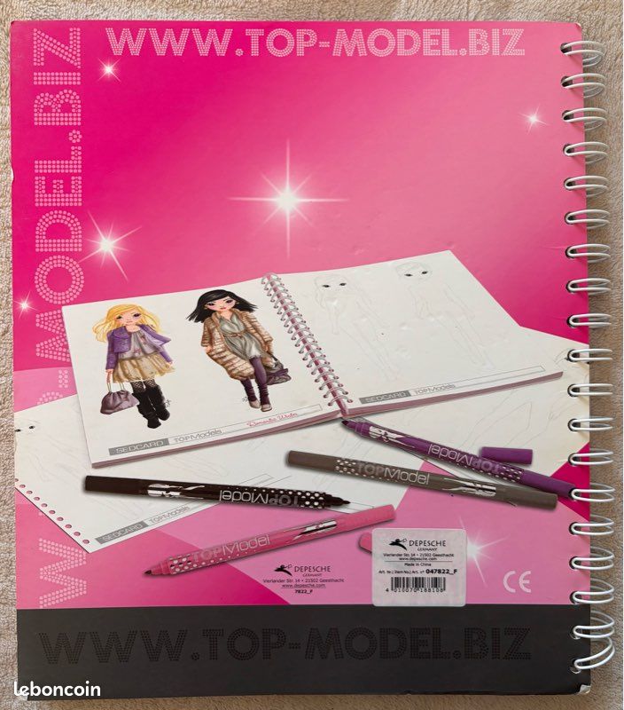 Cahier pour dessins «Top Model» (image 2)