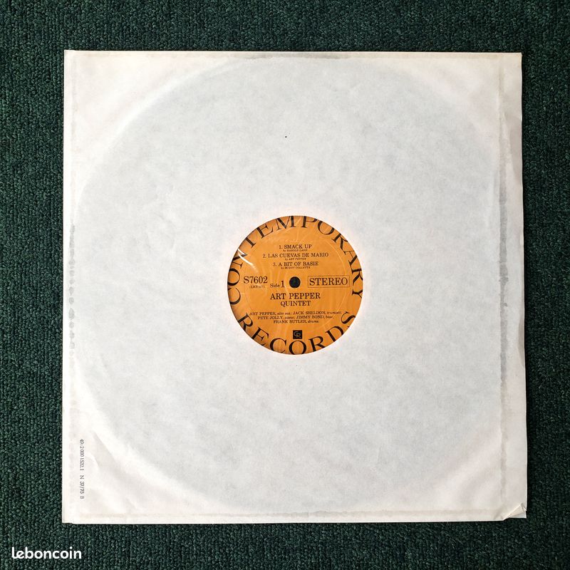 ART PEPPER QUINTET SMACK UP - Vinyle USA (image 4)