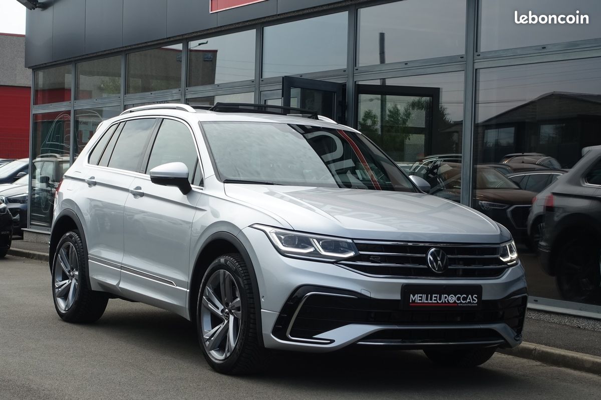 Tiguan E Hybride Rechargeable 245ch R-Line DSG Digital Cockpit/Toit ouvrant/Cuir chauffant/Grand Gps/Caméra 360°/Carplay/Accès confort/1°Main/Garantie 12 mois (image 5)