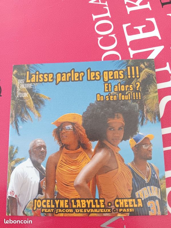 Pochette carton CD Jocelyne Labylle/Cheela Laisse parler les gens (image 1)