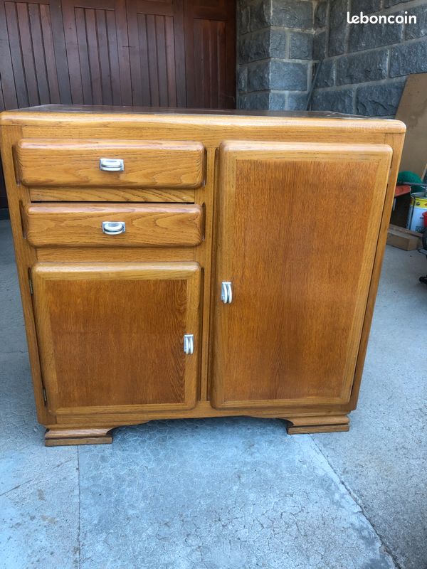 Petit bahut vintage en bois (image 1)