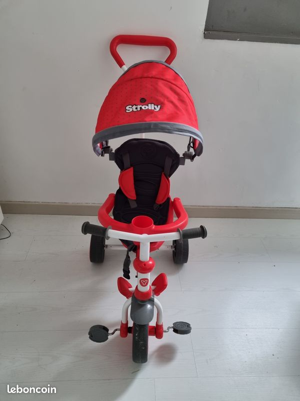Tricycle évolutif strolly spin rouge (image 4)