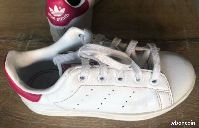 Stan Smith blanche et arrière rose Pointu 32 (image 2)