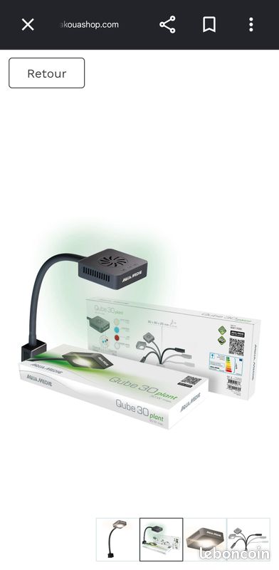 Rampe led aquamedic qube 30 - Accessoires animaux