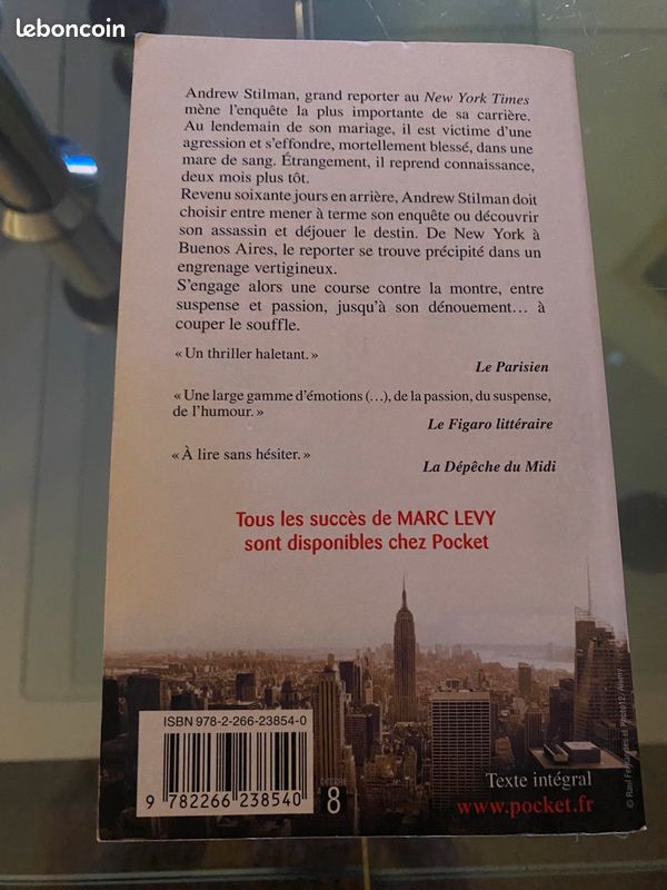 Roman « Si c’était à refaire » de Marc Levy (image 2)
