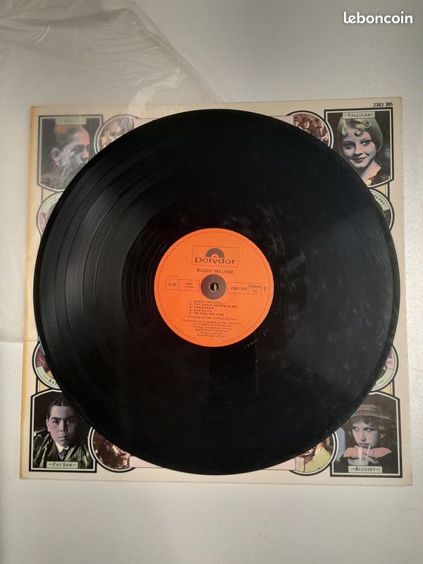 Vinyle 33t Paul Williams: Bugsy Malone (Original Soundtrack Album) - Polydor (2383 385) (image 6)