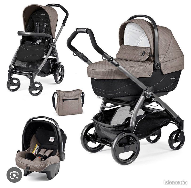 Ensemble trio Peg Perego + Isofix + pied nacelle (image 1)