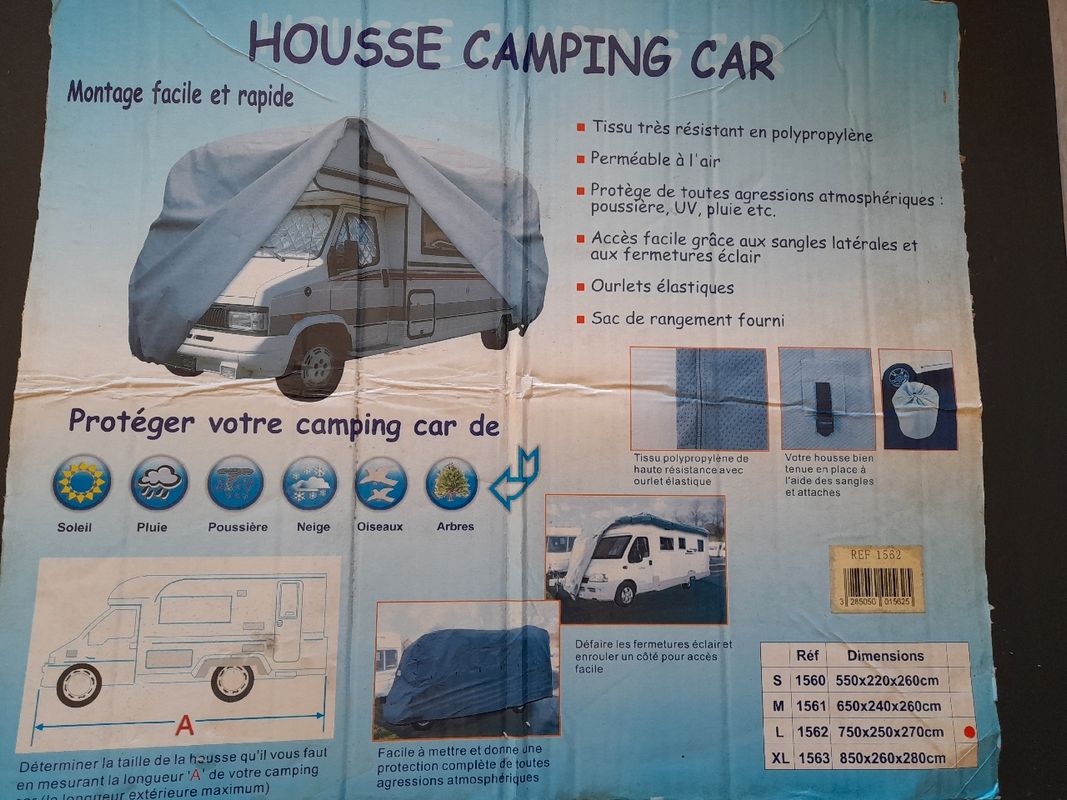 Housse camping car - Équipement caravaning