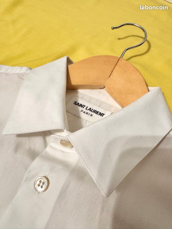 Saint Laurent chemise homme blanc taille 37 175/92A Vêtements
