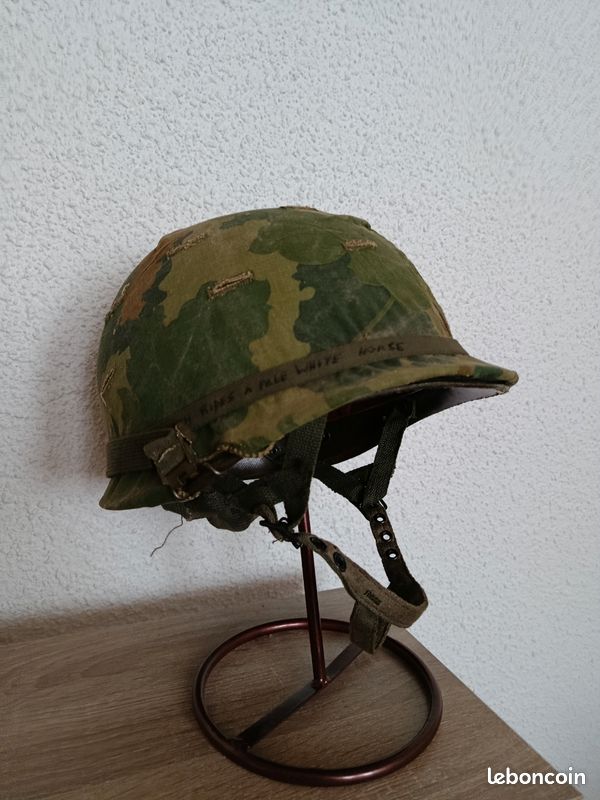 Casque Parachutiste US M1C US Army Guerre du Vietnam Us army (image 1)