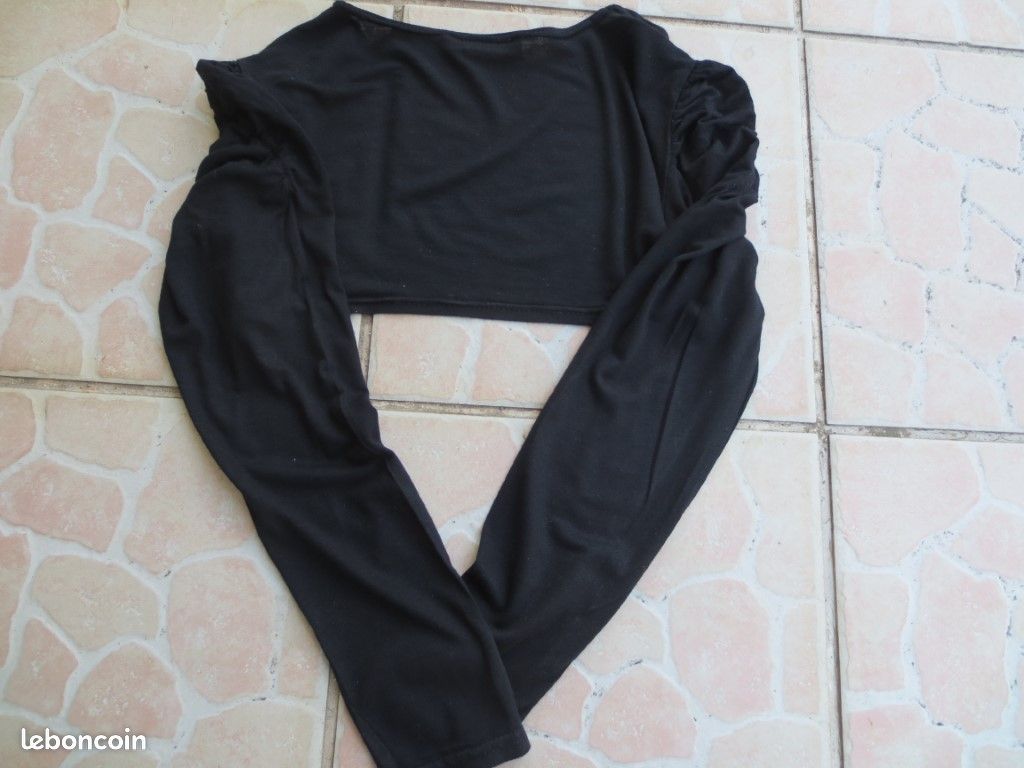 BOLERO noir - FILLE - 14 ANS - ISA07 (image 2)
