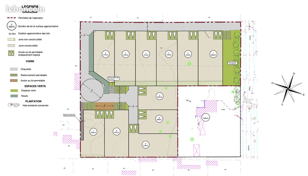 Terrain 433 m² · à Agon-Coutainville · 433 m² · 152 000 €