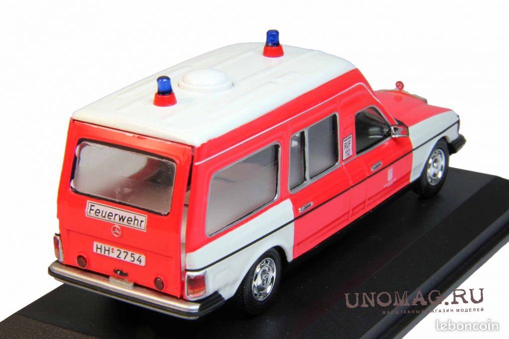 Miniature NOREV 1/43 Mercedes W123 Break Ambulance - N°257, Très Bon état Avec Boîte
