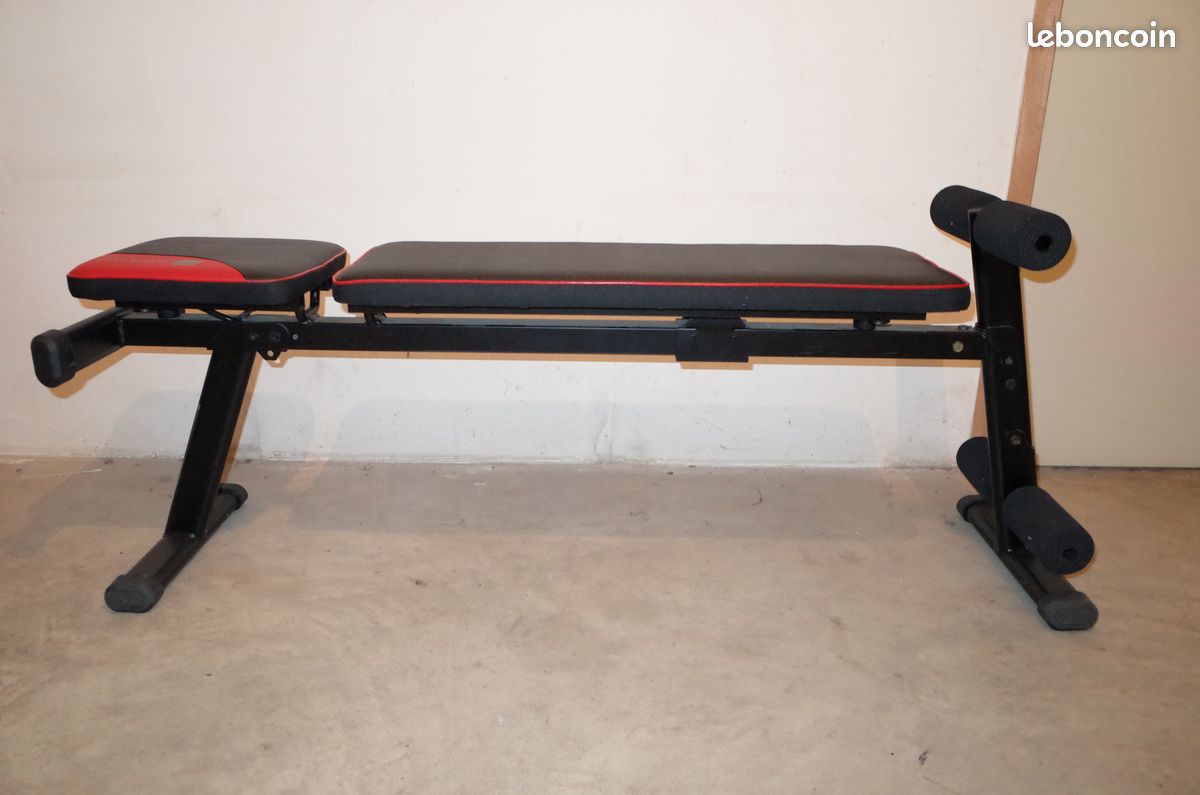 Banc de musculation pliable inclinable et déclinable DOMYOS (image 1)