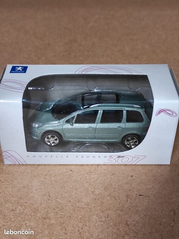Peugeot 307 XT 1/43 Norev - Verte Métal - Miniature De Collection - Occasion