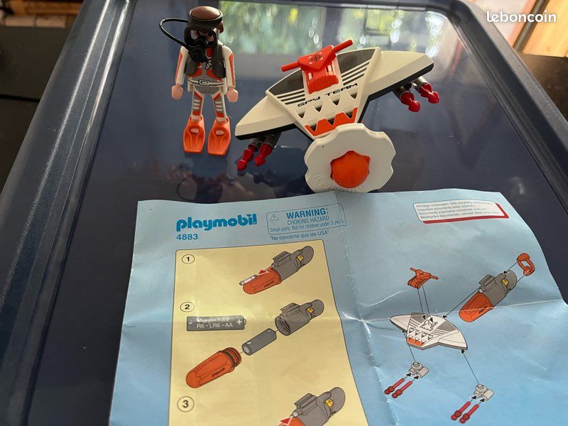 Playmobil plongeur torpille top agent 4883 (image 1)