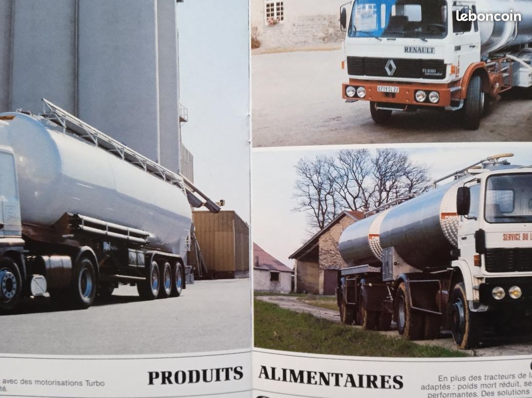 1988_ Camions RENAULT_ Cat. 16 p._" Trs CITERNIER "_ PARFAIT ÉTAT (image 4)