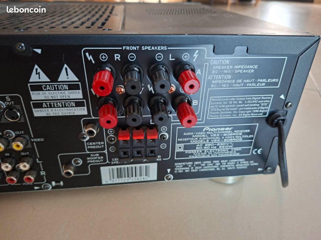 Amplificateur home cinéma Pioneer VSX-808RDS (image 6)