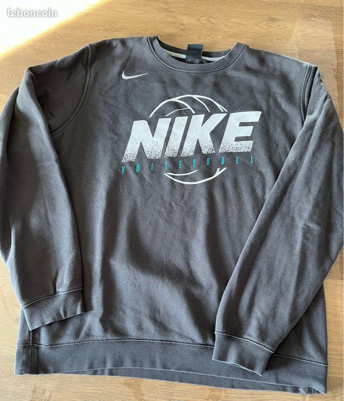 HOT Nike Gris Sweat Nike Sans Capuche Vintage Sweat NIKE