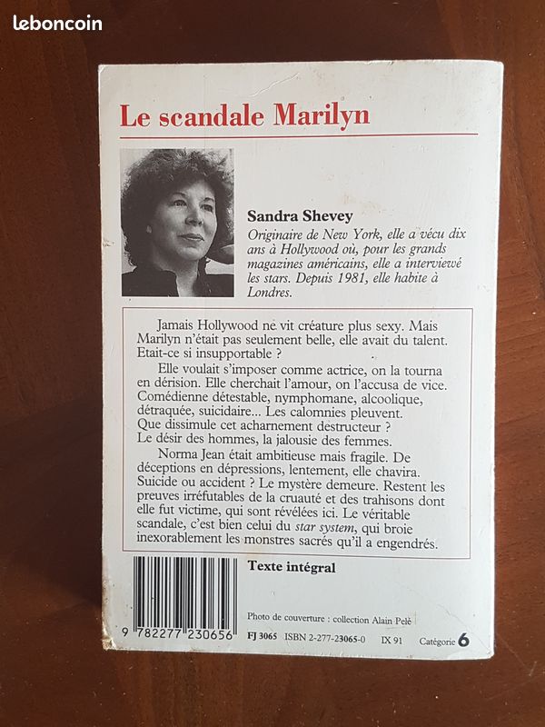 Le Scandale Marilyn Par Shevey Sandra _ Biographie (image 3)