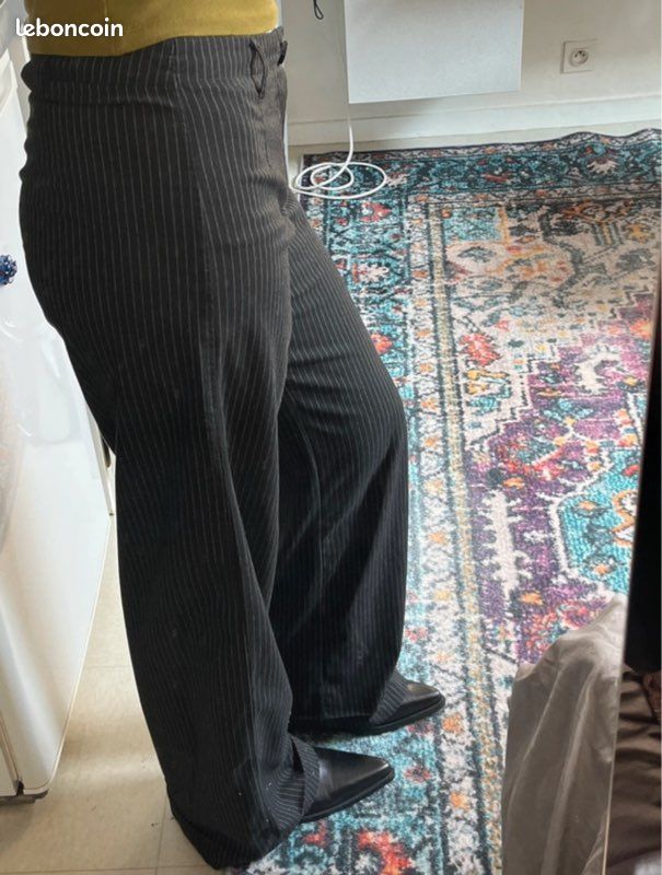 Pantalon rayures Bershka (image 2)