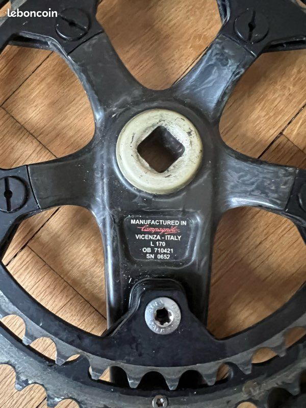 Pédalier Campagnolo Centaur 11S - 172.5 Mm - Plateaux 34/50 Noir - Neuf