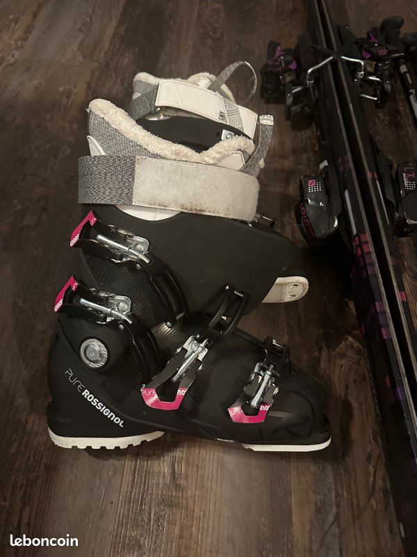 Ensemble ski bâtons et chaussures Salomon (image 2)