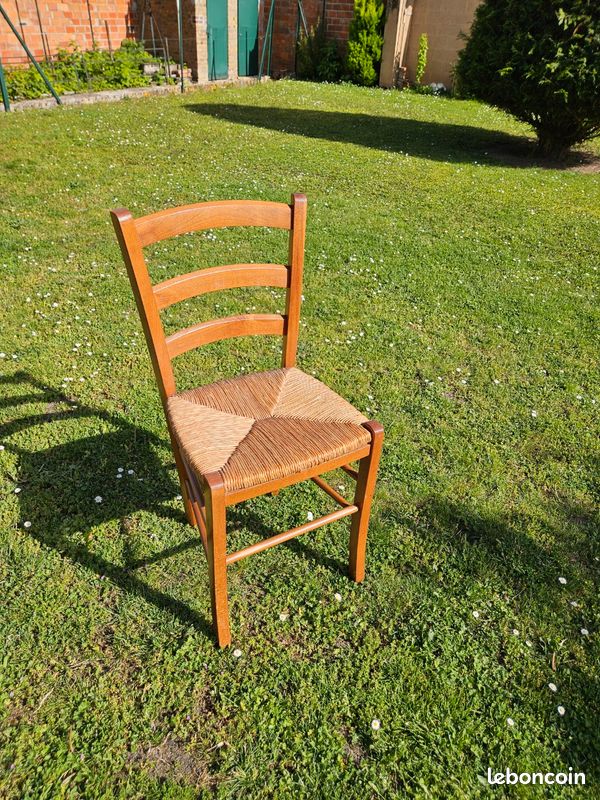 2 chaises paillees (image 1)