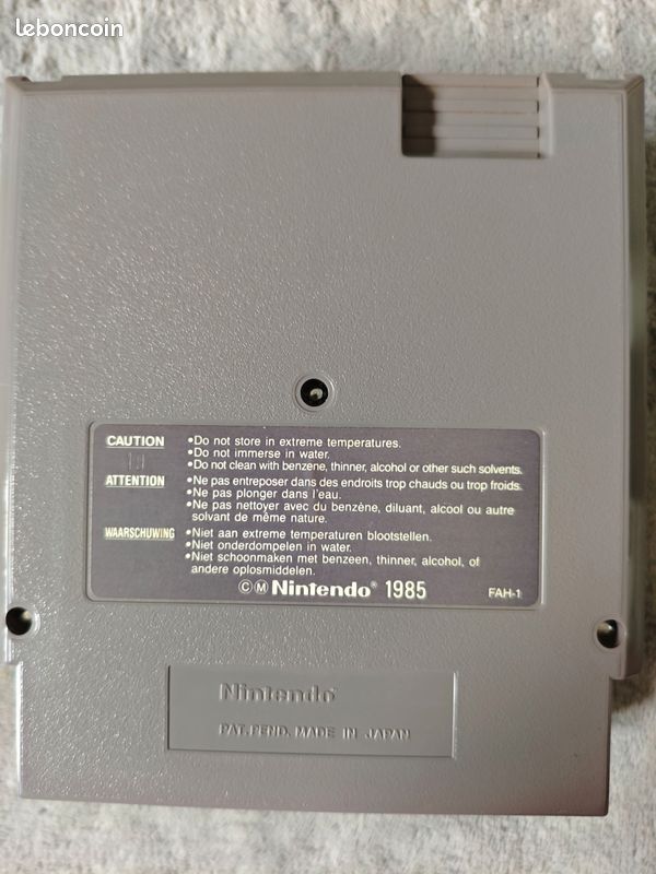Lot NES - Super Mario Bros 1, 2 et 3 FRA - loose (image 7)