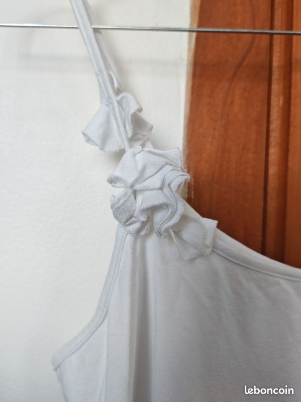 Débardeur blanc femme T44/46 (image 2)