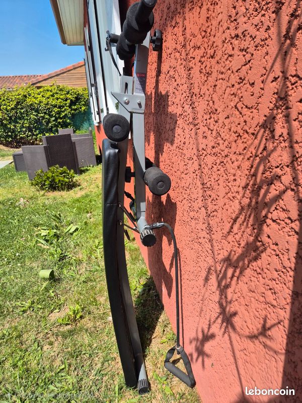 Banc Physionics : Objectif Summer Body 🏋️‍♂️ (Pliable + Élastiques) (image 3)