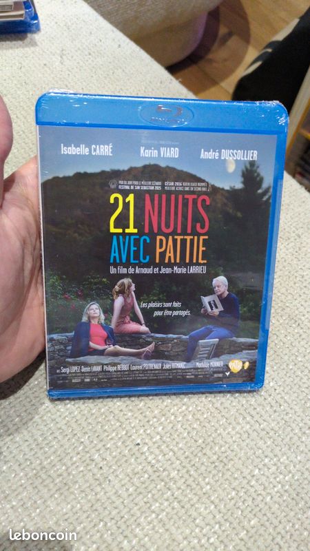 21 nuits avec Pattie Blu-ray Isabelle carré Karine Viard (image 1)