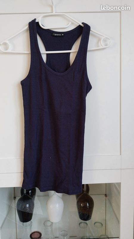 Débardeur bleu marine taille 38 Terranova (image 1)