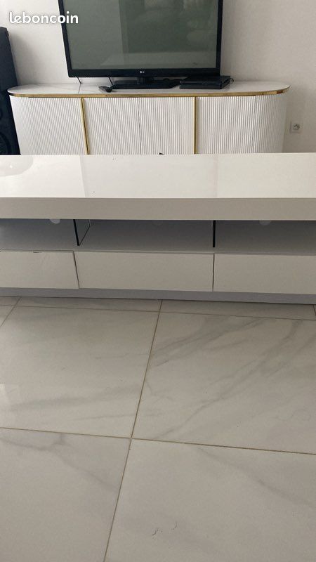Meuble Tv Blanc moderne (image 1)