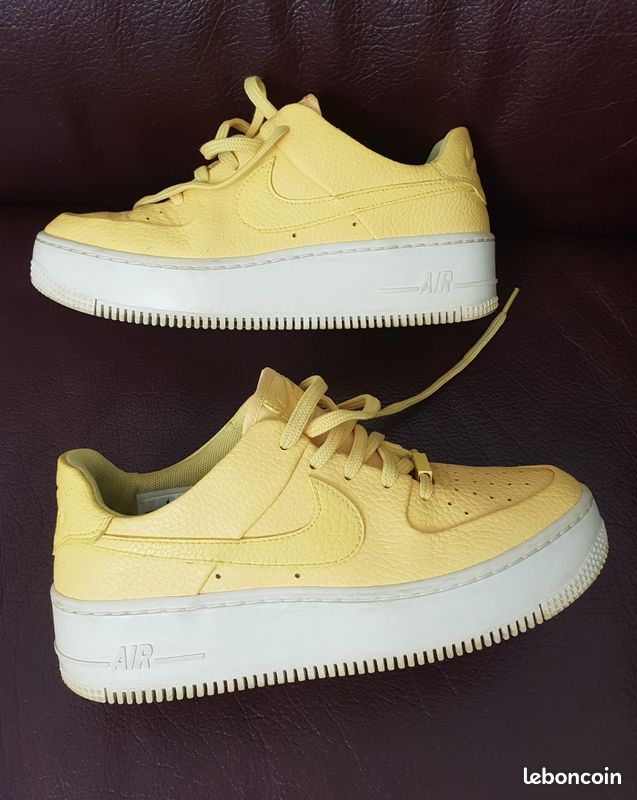 Nike Air Force One Chaussure Nike Jaune Femme Nike W Air Force Wild