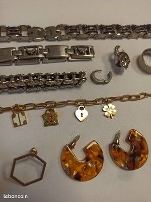 Lot De Bijoux Anciens Et Fantaisie - Vintage Rare /R101 - Occasion